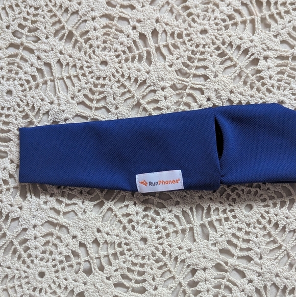 RunPhones Headband Headphones Royal Blue Size M - Picture 4 of 7